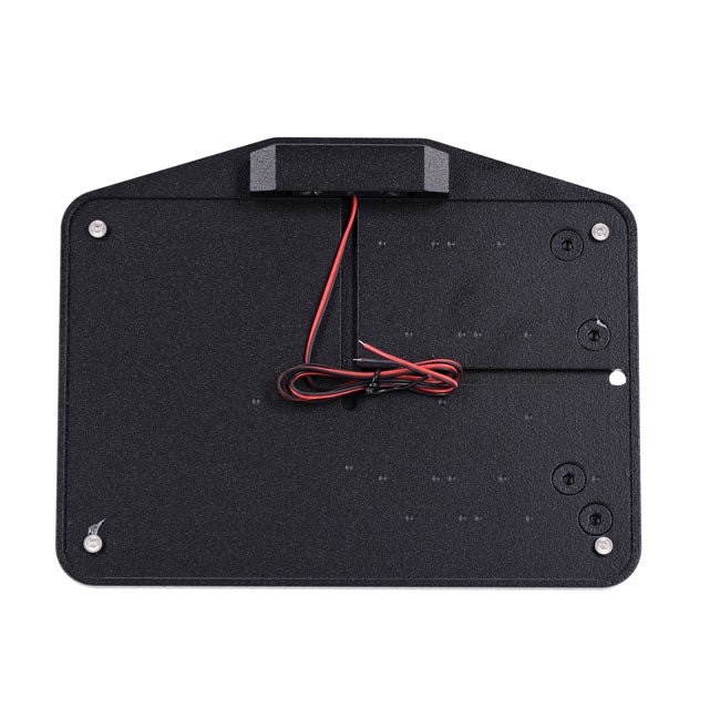 CPV, license plate bracket. Side mount, black