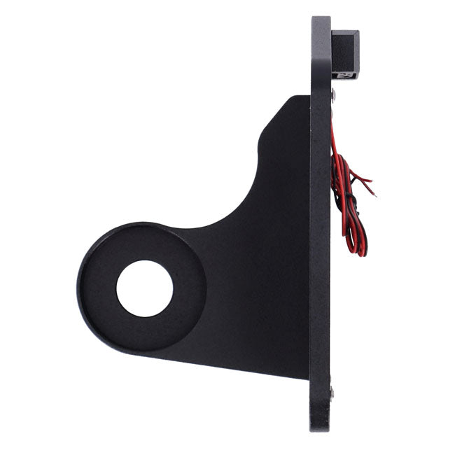 CPV, license plate bracket. Side mount, black