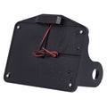 CPV, license plate bracket. Side mount, black