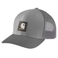 Carhartt Twill Mesh-Back Logo Patch cap asphalt