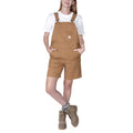*2 WEEKS EXTRA TRANSIT TIME* Carhartt Canvas female shortall Carhartt®brown