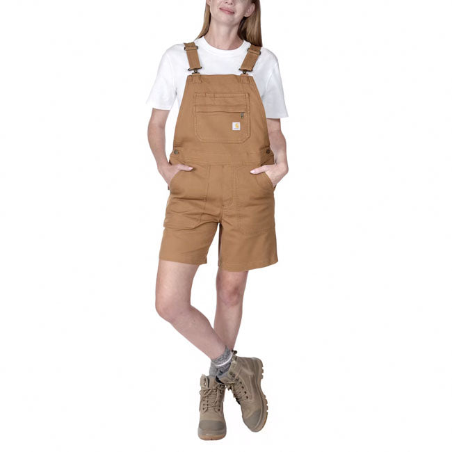 *2 WEEKS EXTRA TRANSIT TIME* Carhartt Canvas female shortall Carhartt®brown