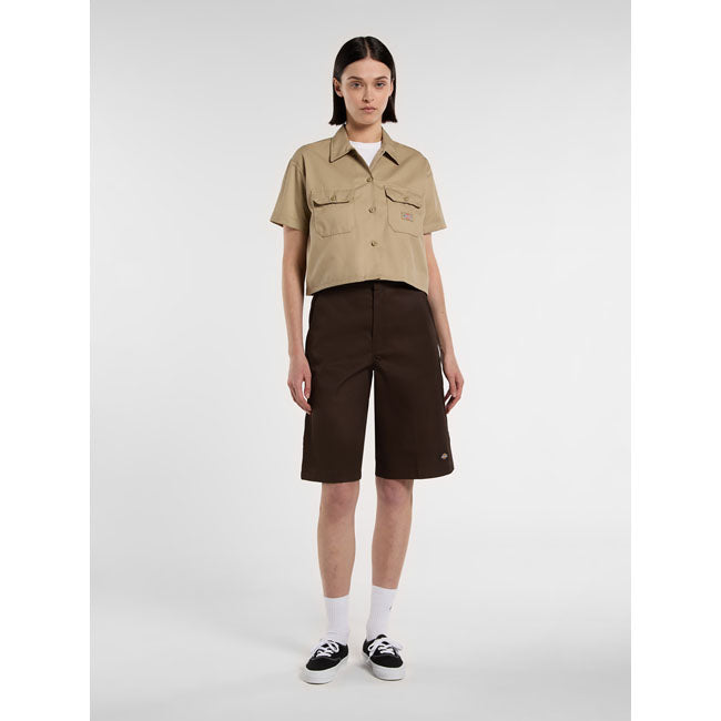 Dickies 13" Multi pocket work shorts rec dark brown