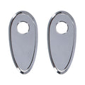 MCS, fender strut turn signal hole covers. Chrome