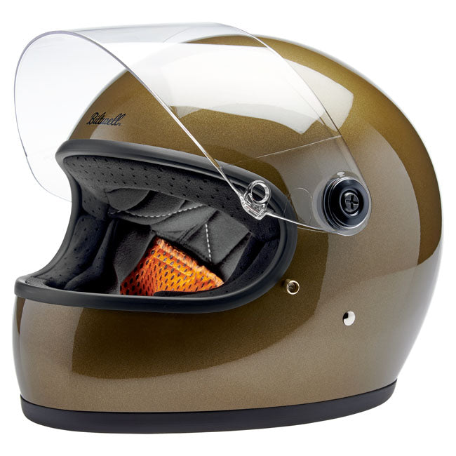 Biltwell Gringo S helmet Ugly Gold Metallic