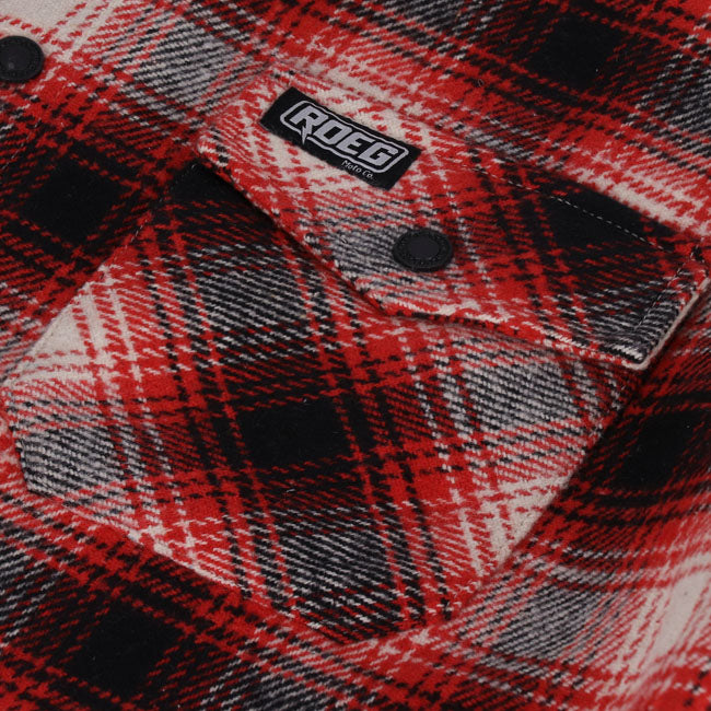 Roeg Blaze Flannel shirt red