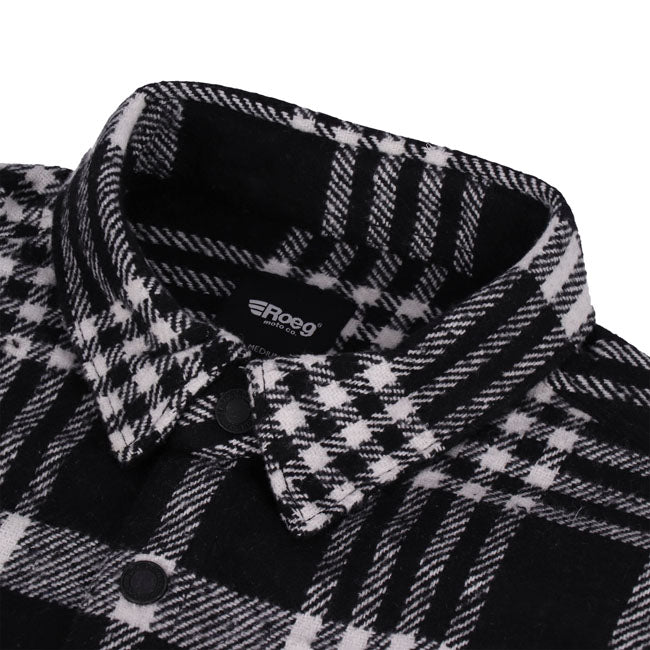 Roeg Blaze Flannel shirt black