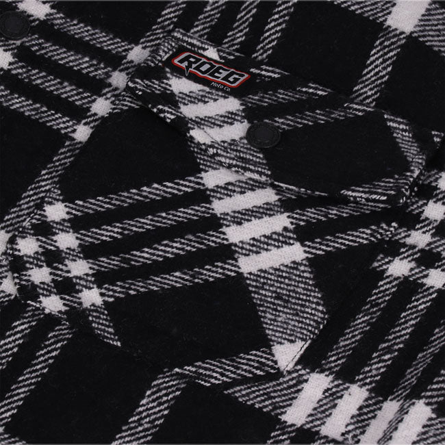 Roeg Blaze Flannel shirt black