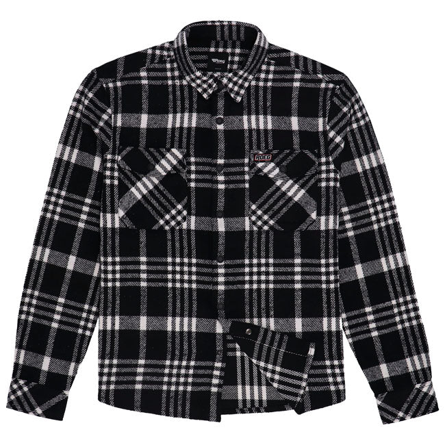 Roeg Blaze Flannel shirt black