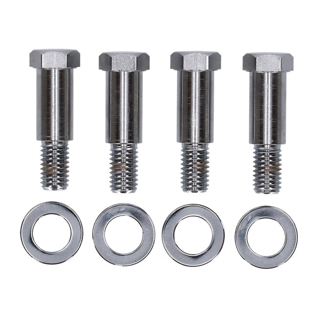MCS, Softail shock mount kit. Chrome