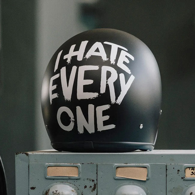 DMD Retro helmet I Hate Everyone