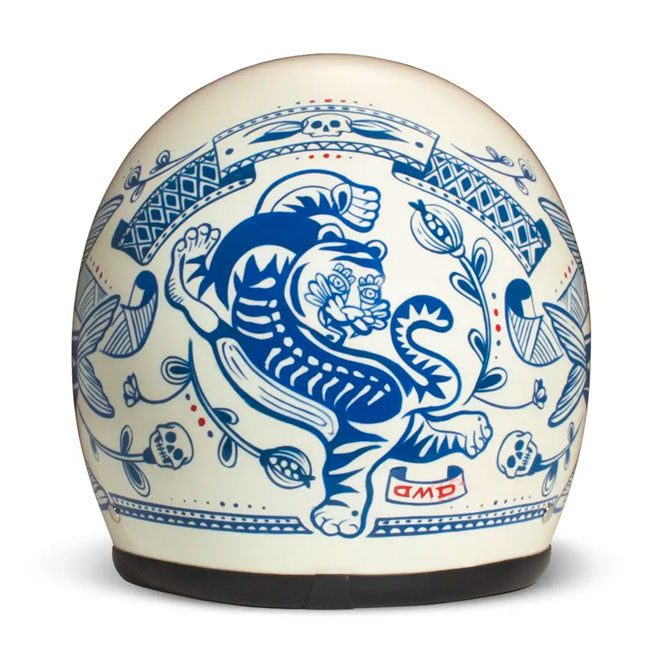 *10 WORKING DAYS EXTRA TRANSIT TIME* DMD Retro helmet Tigre