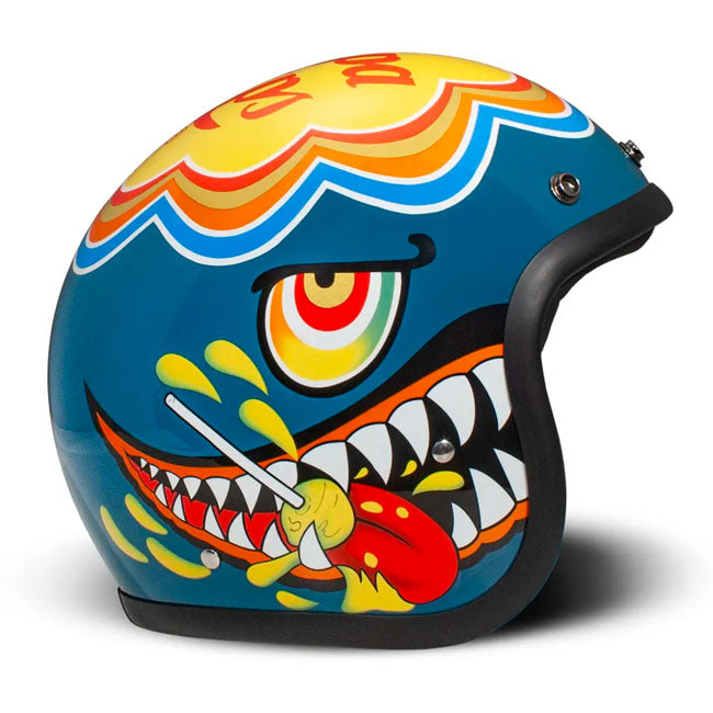 *10 WORKING DAYS EXTRA TRANSIT TIME* DMD Retro helmet Lollipop