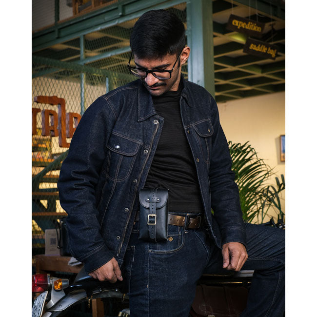 Trip Machine, Moto Exclusive Utility Pouch. Black