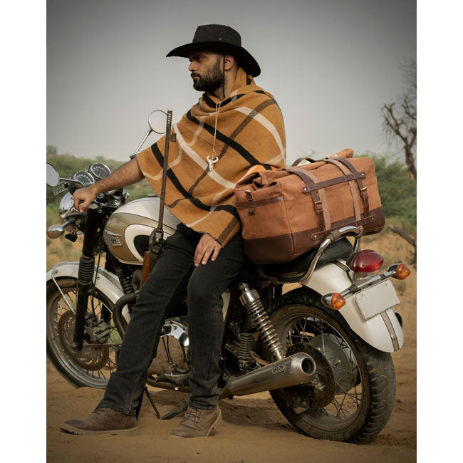 Trip Machine, Outlaw duffle bag. 50 liter. Tobacco Brown