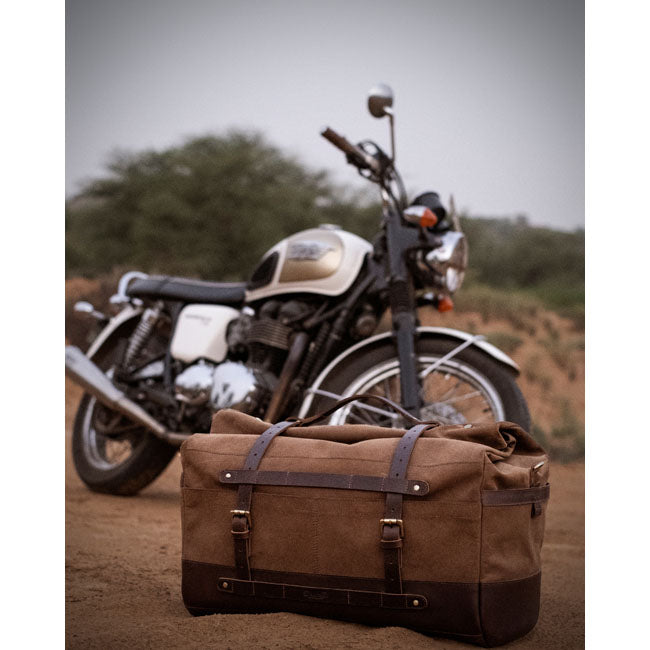 Trip Machine, Outlaw duffle bag. 50 liter. Tobacco Brown