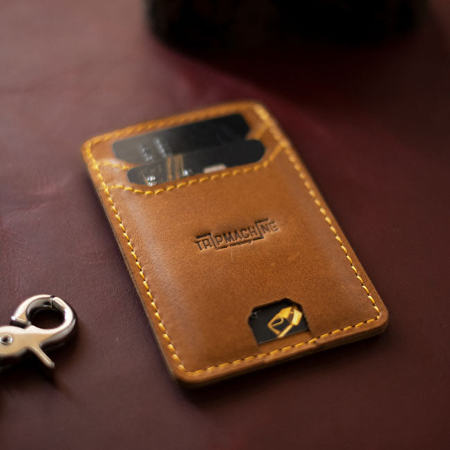 Trip Machine Wiberg cardholder Vintage Tan
