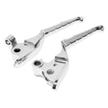 Kuryakyn, Enygma handlebar lever set. Chrome — 08-13 Touring; Trike; 08-15 FLHR. With cable operated clutch (NU)