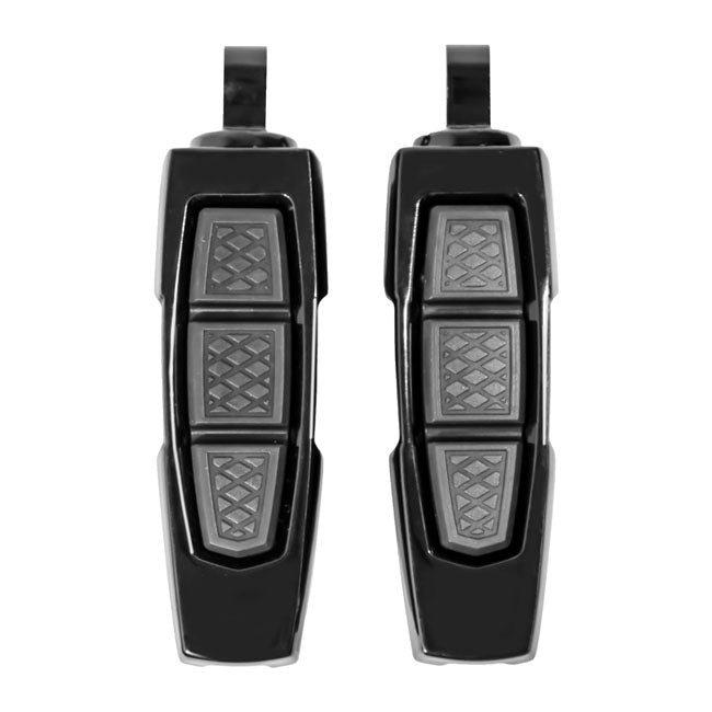 Kuryakyn, Enygma foot pegs. Gloss black