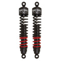 Burly Brand, stiletto shocks, 12.5". Black