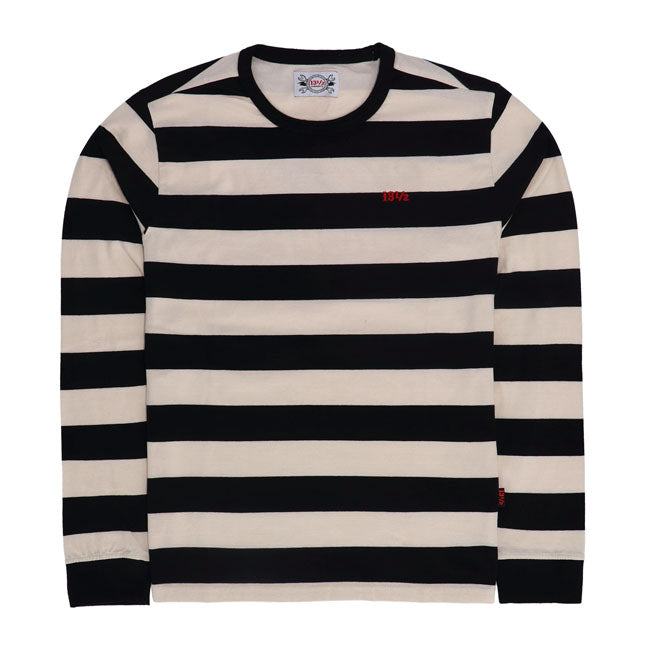 13 1/2 KOC long sleeve black/white