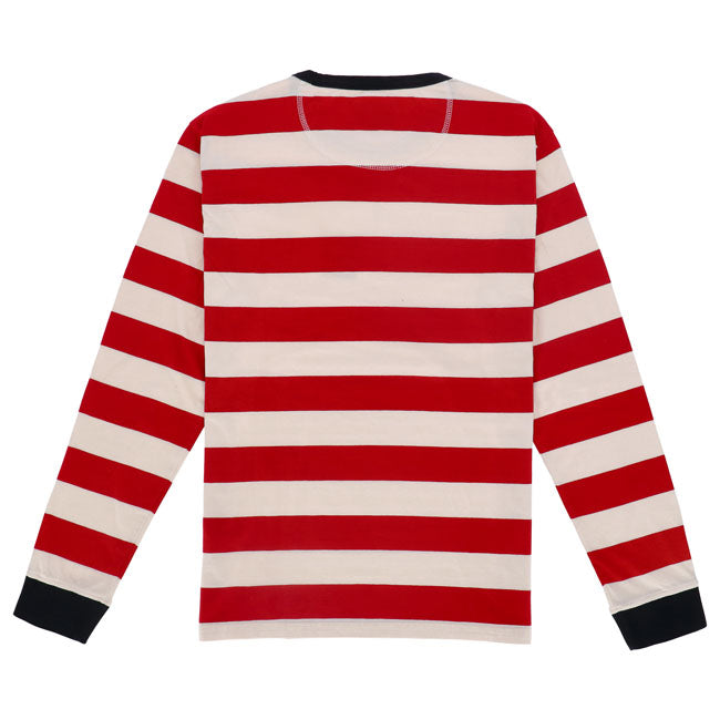 13 1/2 TSR long sleeve red/white