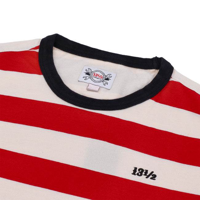 13 1/2 TSR long sleeve red/white