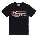 13 1/2 It''s a chopper baby t-shirt black