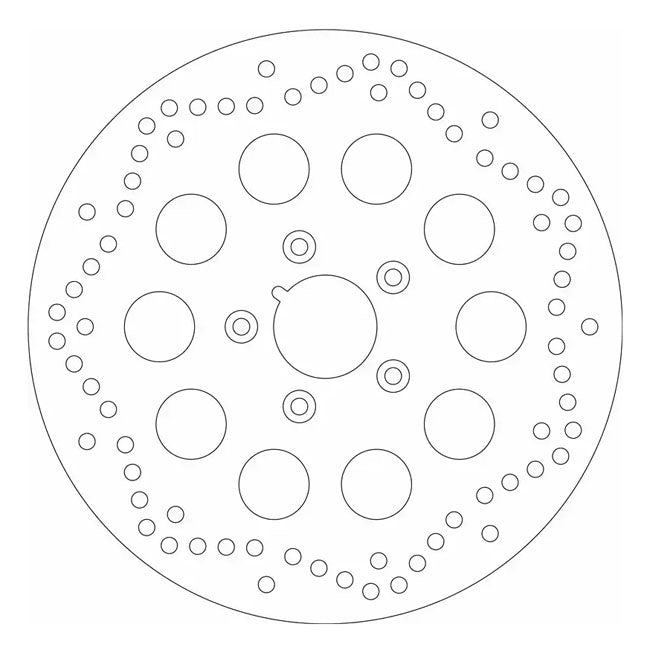 SBS, ''10-Hole Rigid'' brake rotor 292mm. Front
