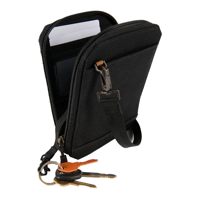 Carhartt Nylon Duck Crossbody wallet black