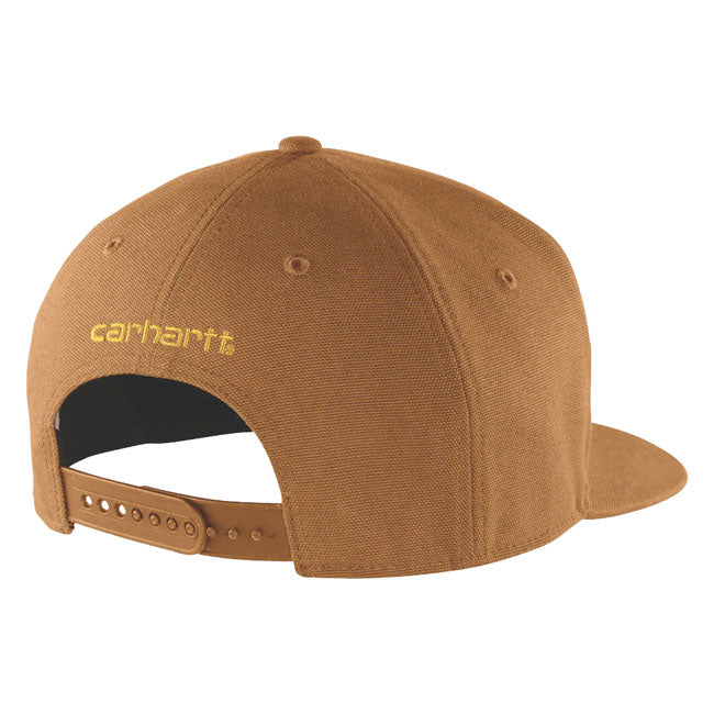 Carhartt Firm Duck Flat Brim cap carhartt® brown