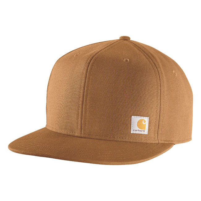 Carhartt Firm Duck Flat Brim cap carhartt® brown