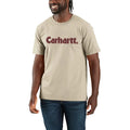 Carhartt Logo Graphic t-shirt oat milk
