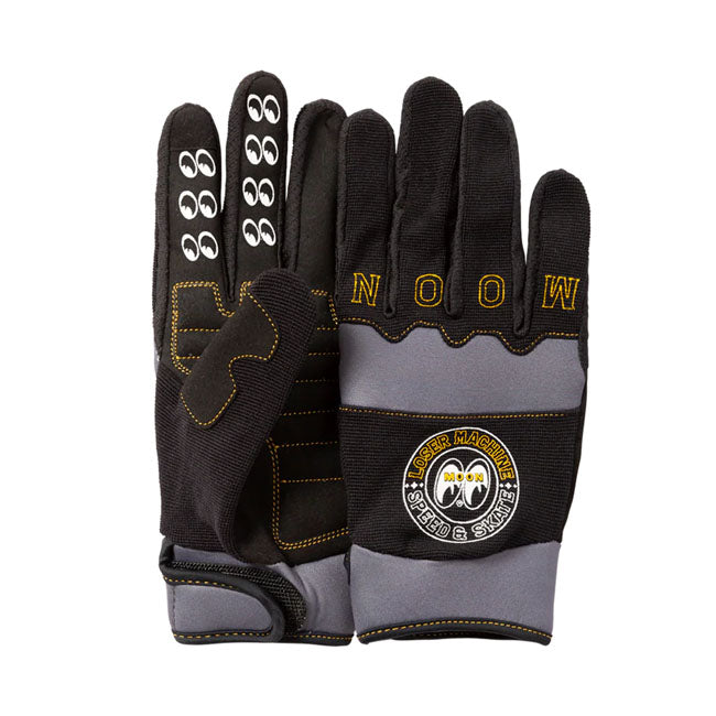 Loser Machine Mooneyes good luck gloves black