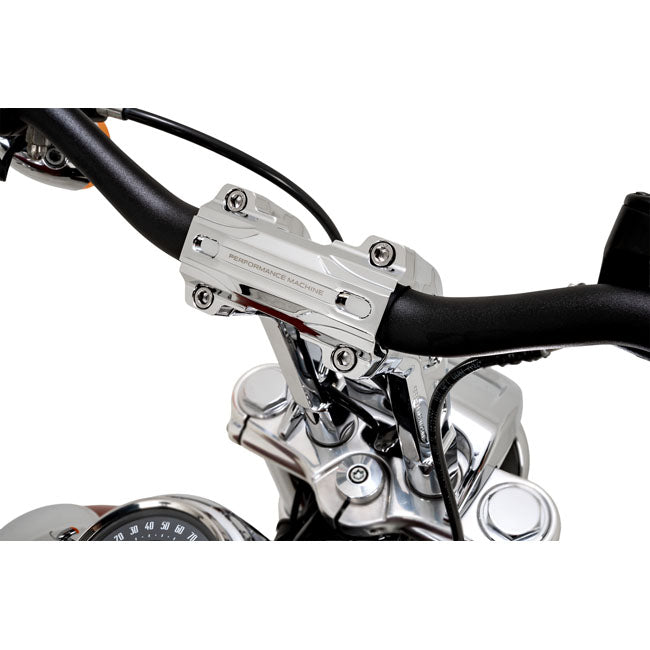 PM, 1-1/4" Phatbar & 12" riser kit. Chrome