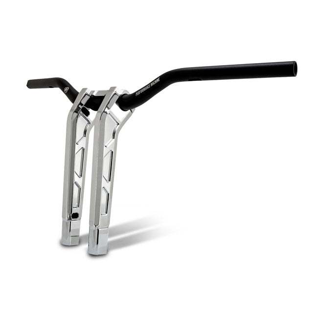 PM, 1-1/4" Phatbar & 14.5" riser kit. Chrome