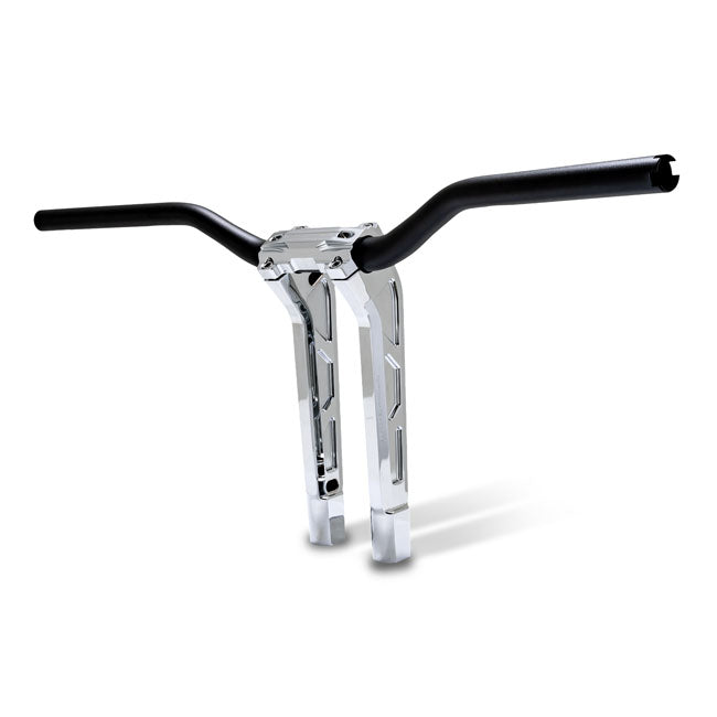 PM, 1-1/4" Phatbar & 14.5" riser kit. Chrome