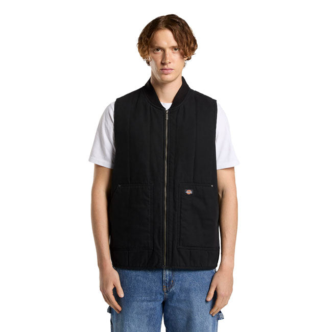 Dickies Quilted Canvas vest black