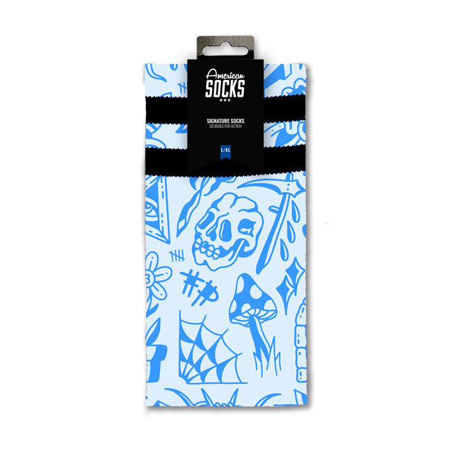 American Socks Freaked Signature socks blue