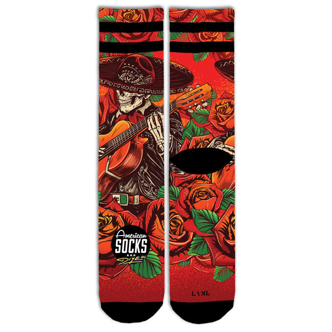 American Socks El Mariachi Signature socks red