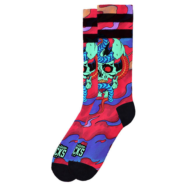 American Socks Dead and Alive Signature socks pink
