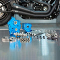 S&S, 550G cam chest kit M8 - Gear drive, oil cooled. Chrome