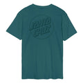 Santa Cruz Tonal Opus Dot Stripe t-shirt cosmic teal
