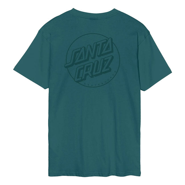 Santa Cruz Tonal Opus Dot Stripe t-shirt cosmic teal