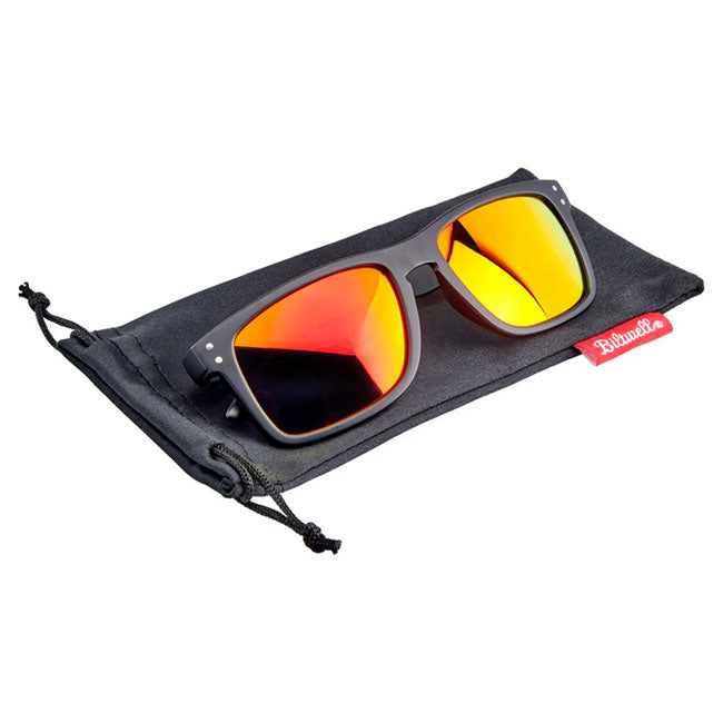Biltwell Ramblr sunglasses red mirror