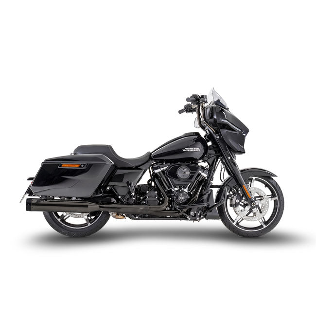 Zard, Slip-On mufflers set. Black-chrome Stainless