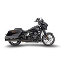 Zard, Slip-On mufflers set. Black-chrome Stainless
