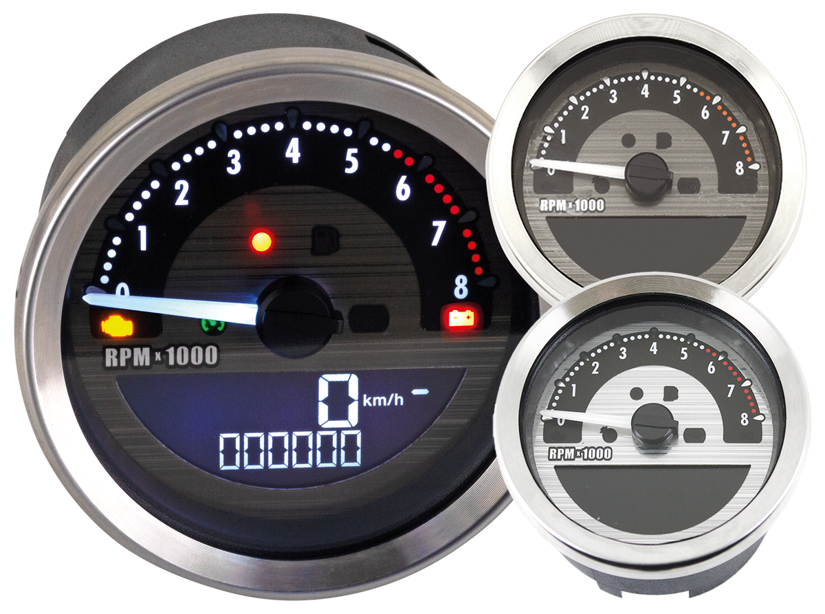 ELECTRONIC BAR MOUNT SPEEDO AND TACHO COMBO