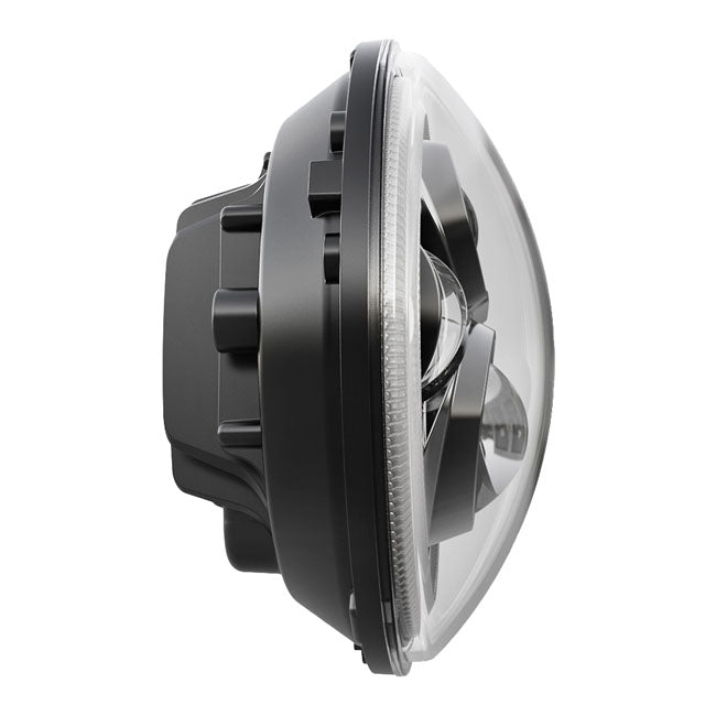 Bright, 7" Doubler LED headlamp unit. Black