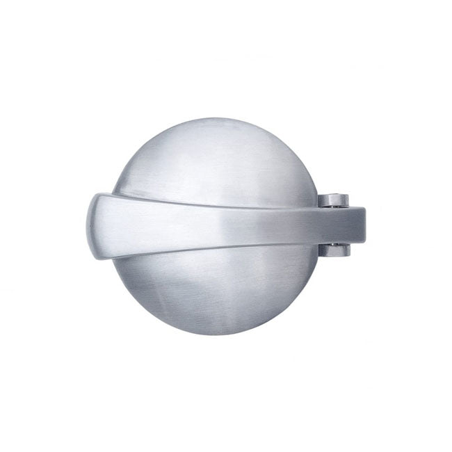 Motone, Monza flip up gas cap. Brushed aluminum